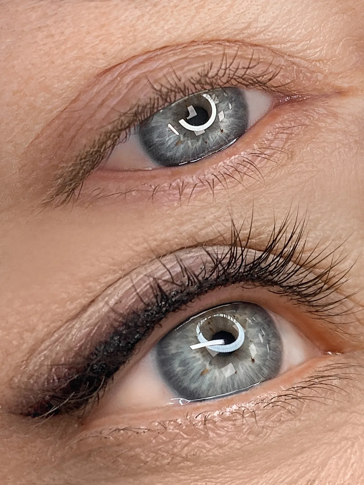 Soft Eyeliner Ergebnis am geöffneten Auge