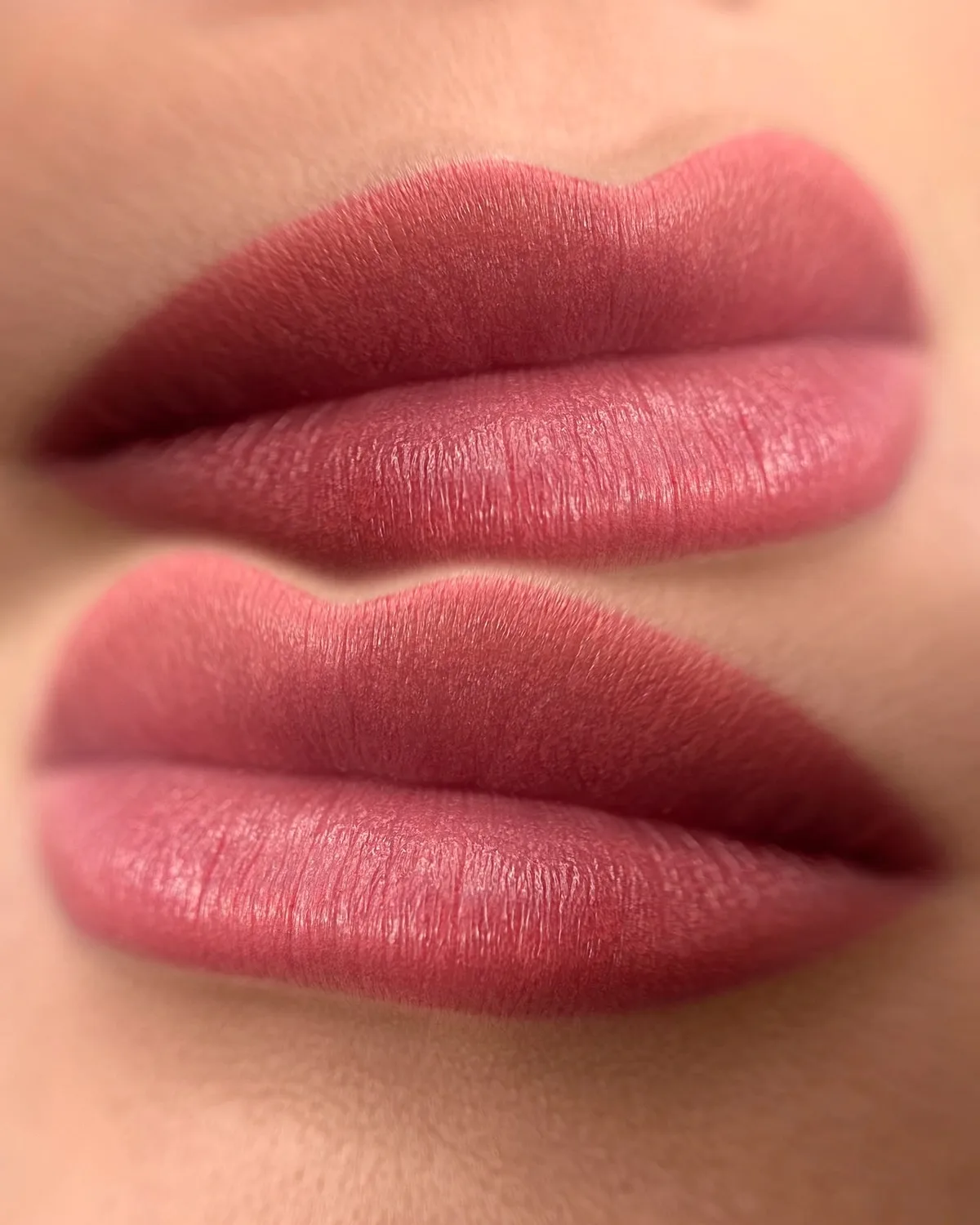 Lip Blush Ergebnis, natürlich wirkende Lippenpigmentierung